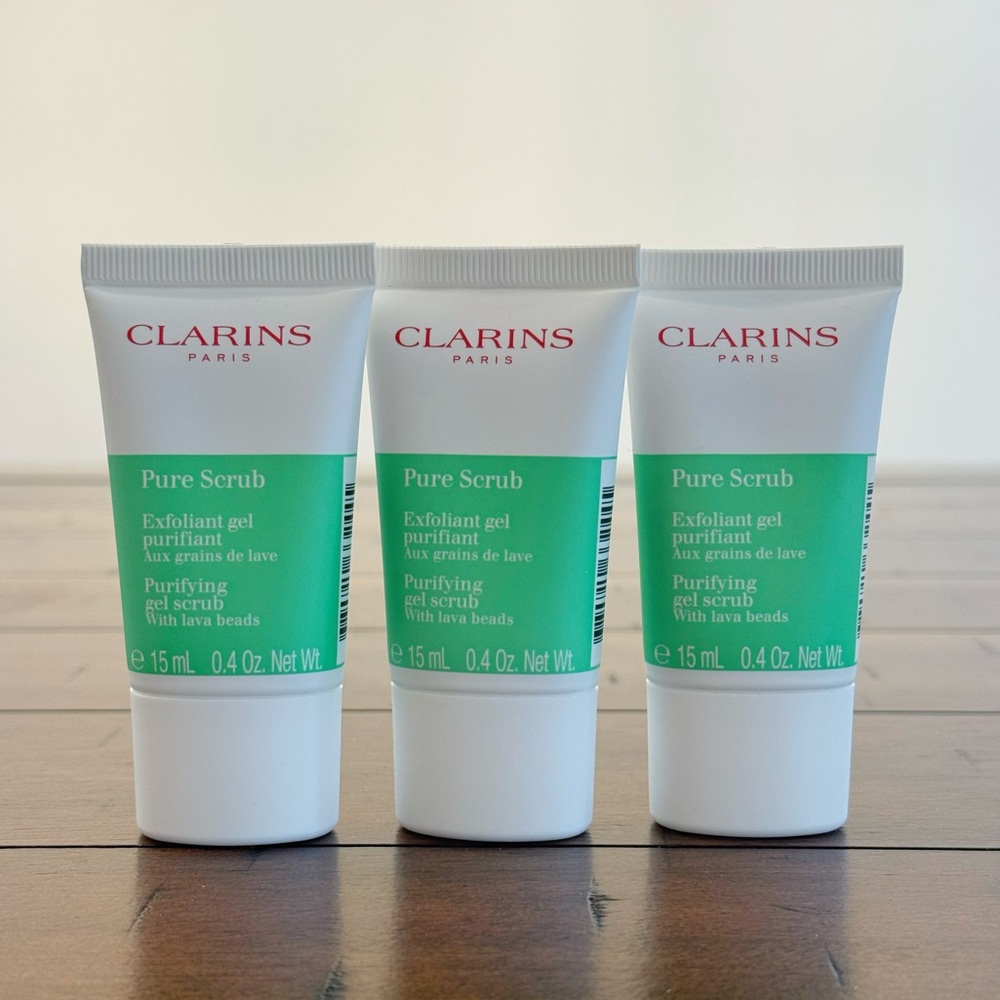 Clarins Pure Scrub Exfoliant Gel Scrub with Lava Beads 45ml